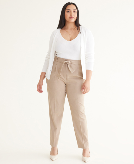 Tapered pants for women