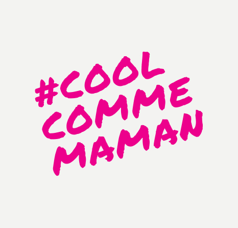 Le logo du hashtag de la campagne #coollikemom.